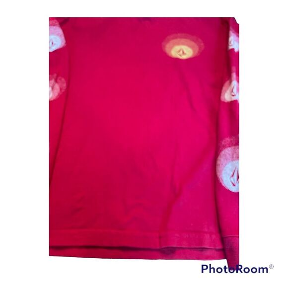 ⚡️ Volcom Red Long Sleeve Tee Shirt - Size L⚡️ - Picture 3 of 5